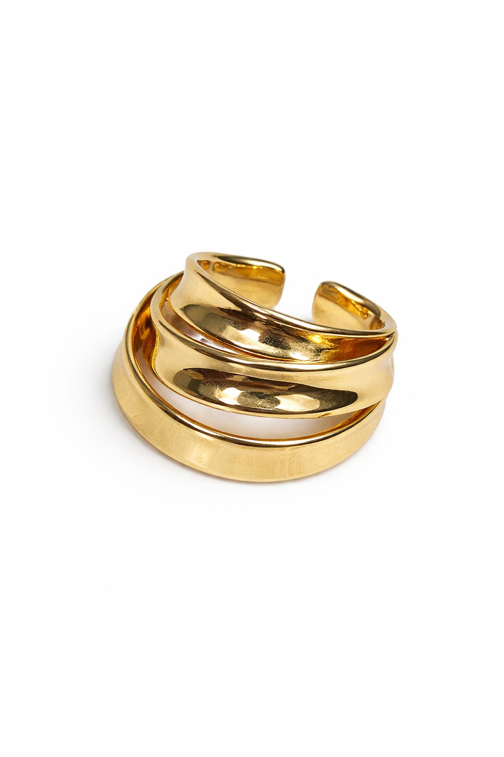 Gold Layered Statement Ring