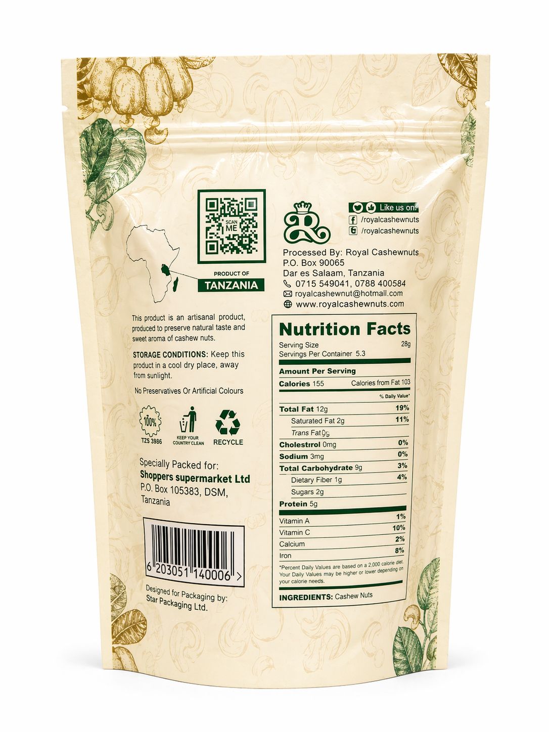 Roasted & Salted Cashew Nuts 2