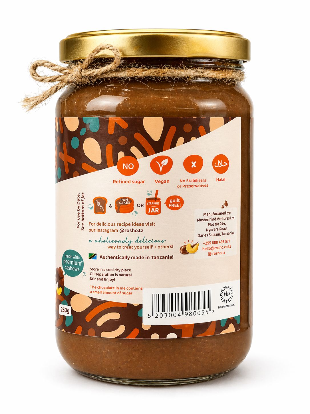 Rosho Cashew Butter – Double Chocolate 2