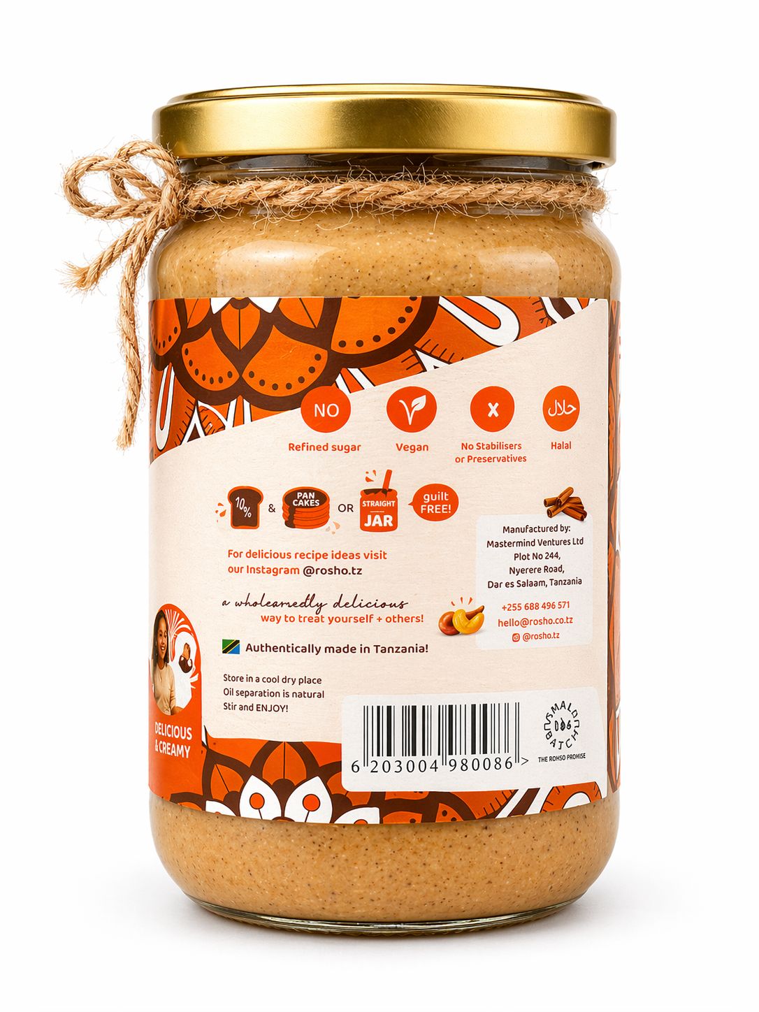 Rosho Cashew Butter – Mocha b2