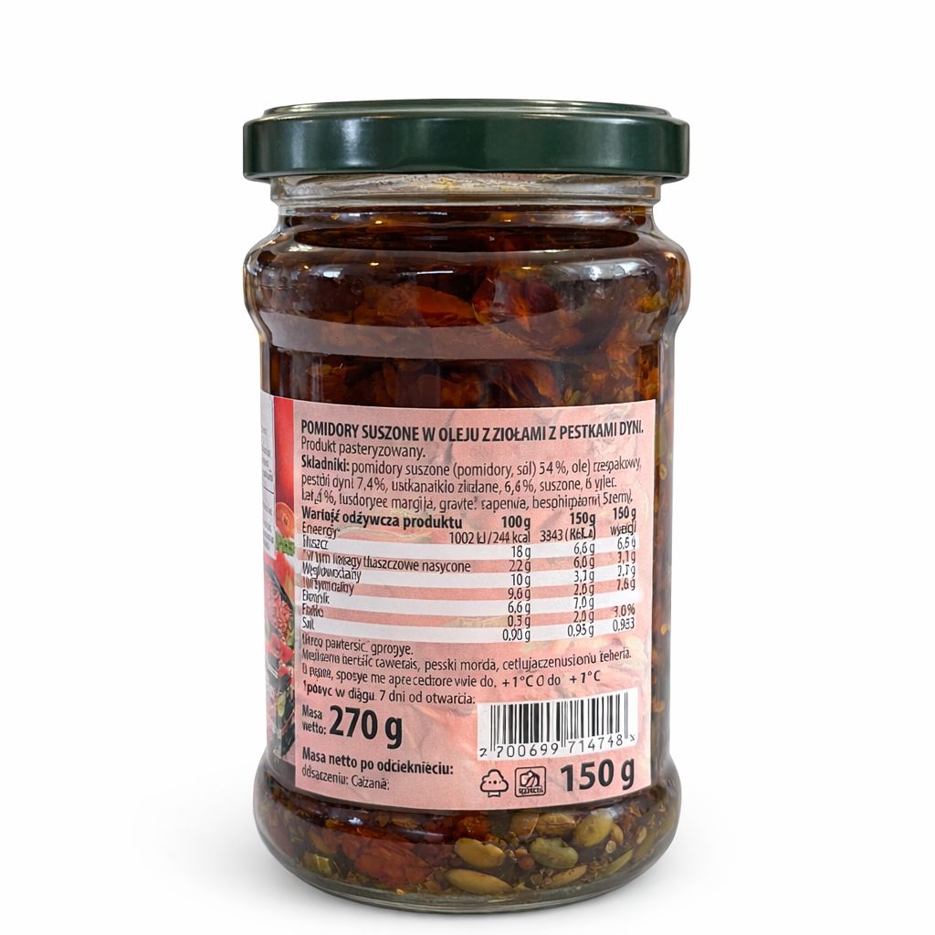 Sun-Dried Tomatoes with Pumpkin Seeds & Herbs 1